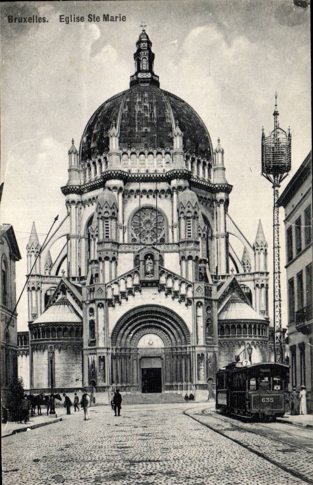 CPA Bruxelles Eglise Ste Marie