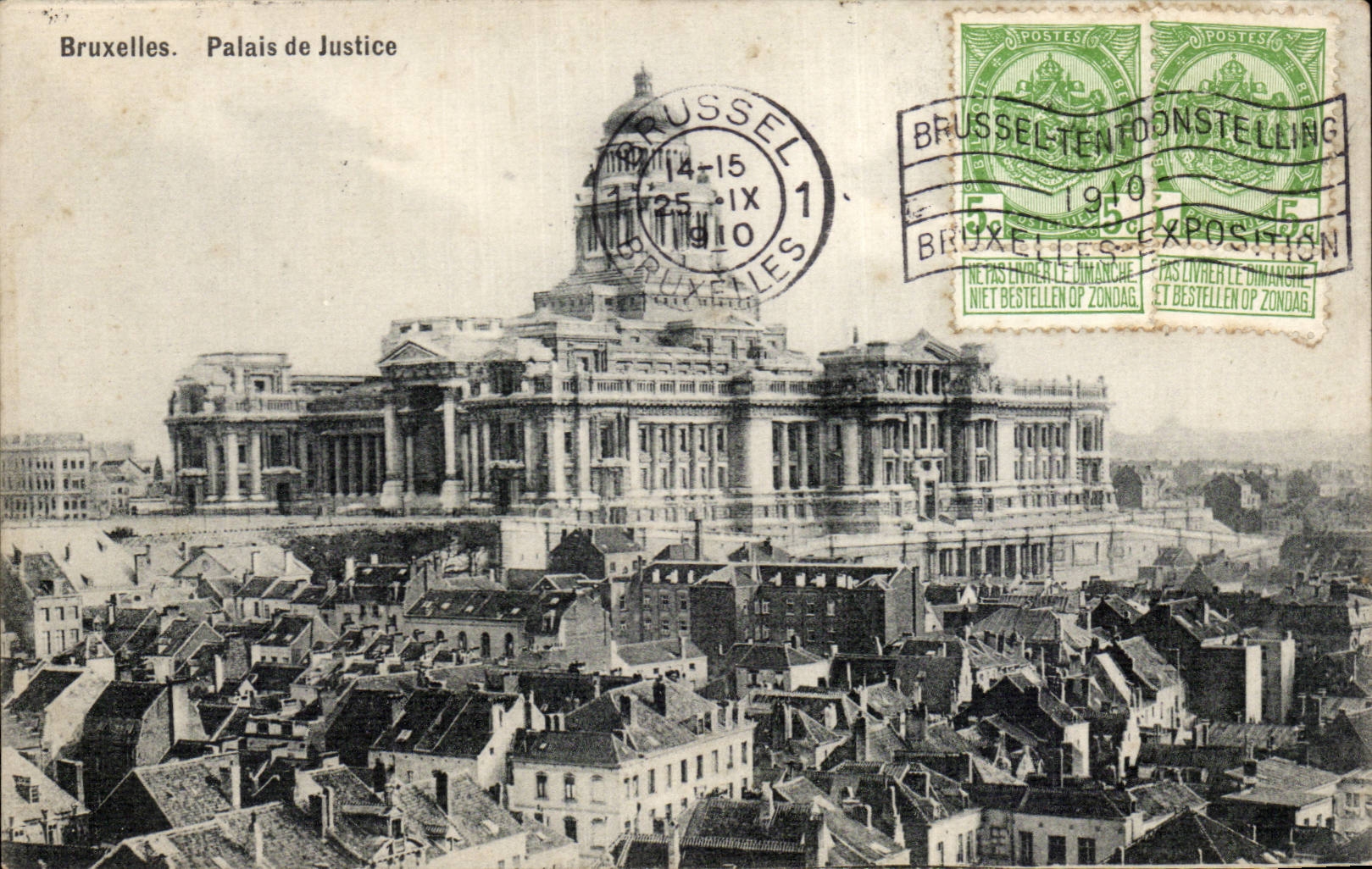 CPA Bruxelles Palais de justice