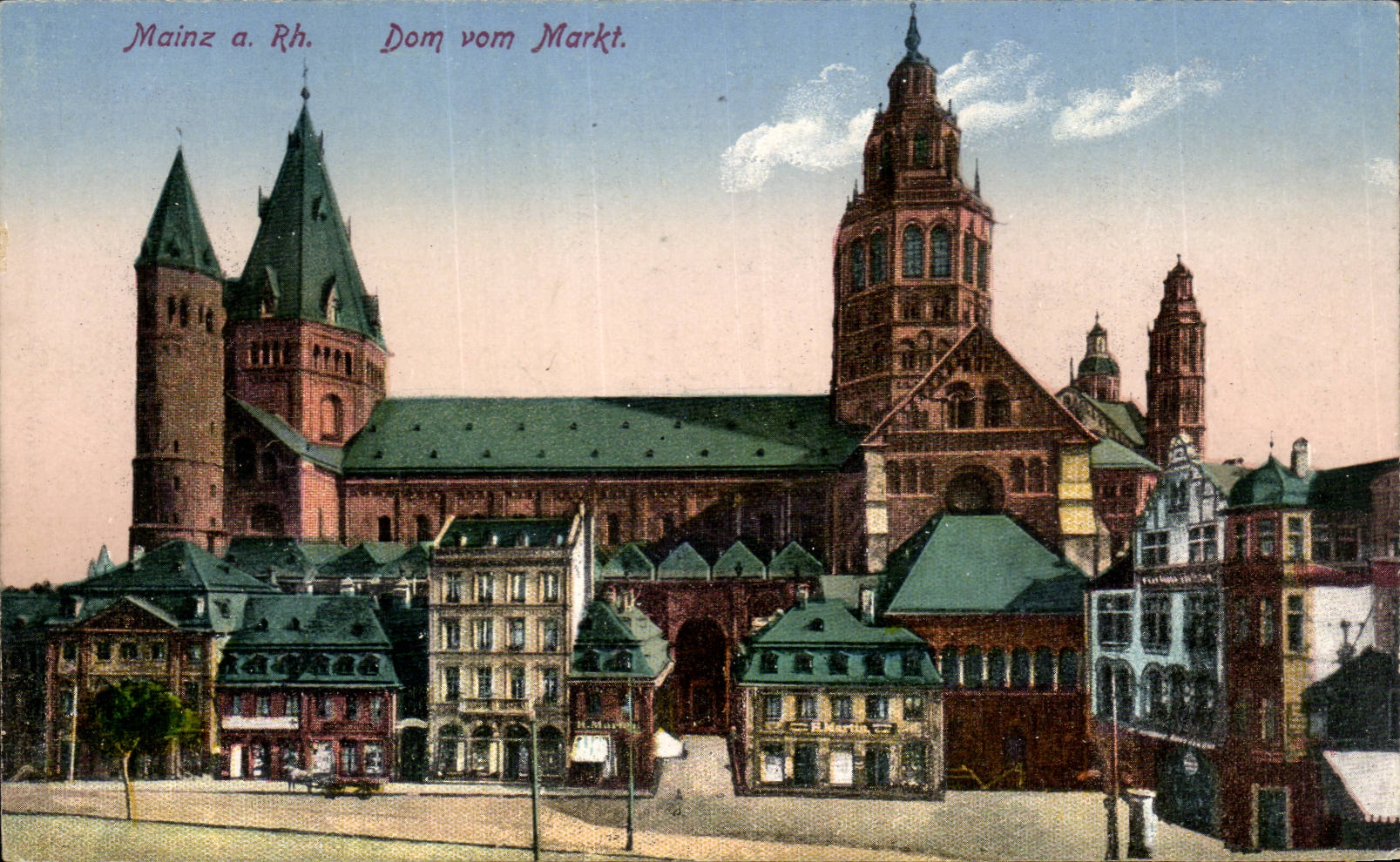 Mainz a. Rh. — Dom vom Markt — Ludwig Feist, 6126