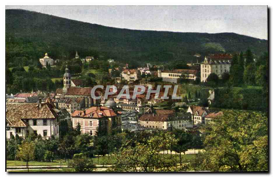 CPA Baden Baden Blick von der Friedrichshohe