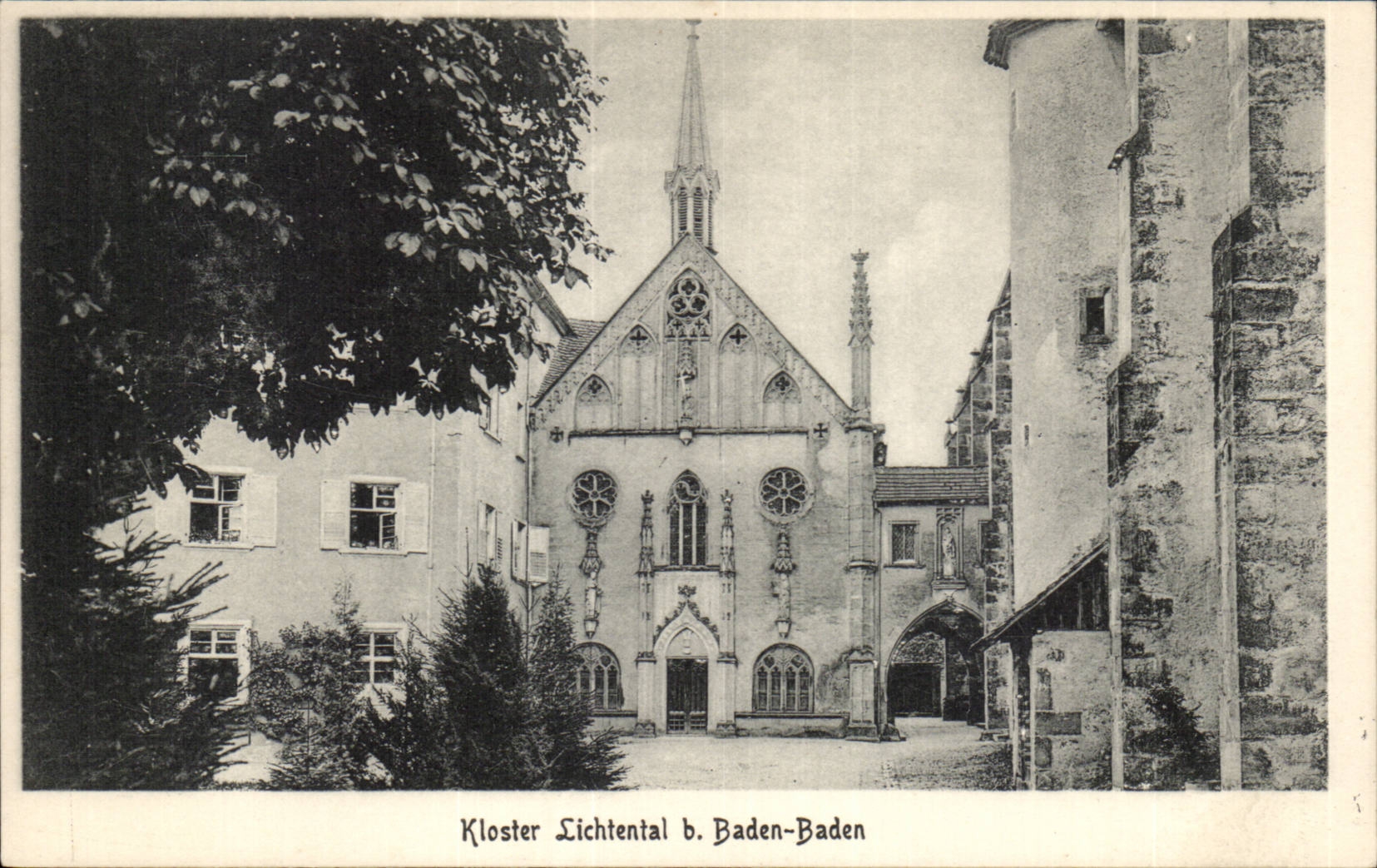 CPA Kloster Lichtental b Baden Baden