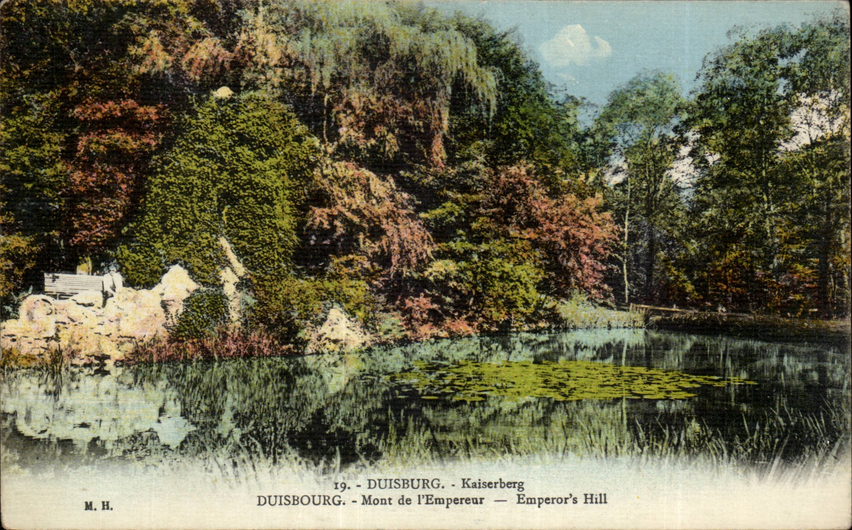 CPA Duisburg Kaiserberg Mont de l'empereur 