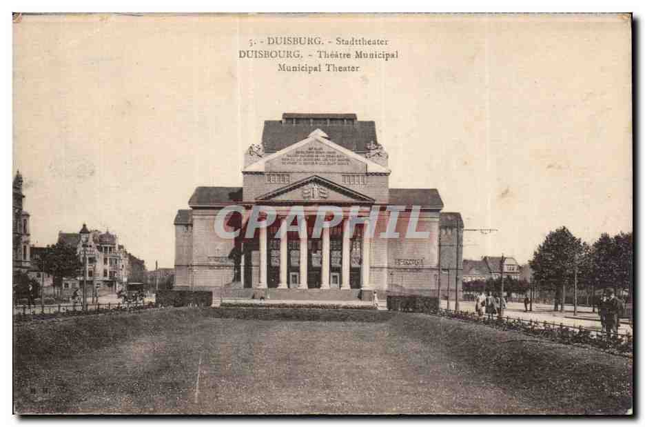 CPA Duisburg Theatre municipal