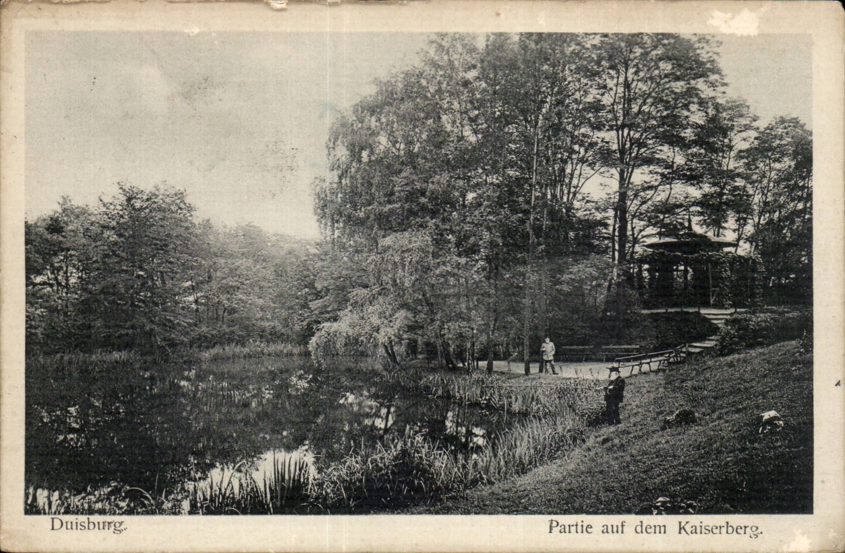 CPA Duisburg Partie aux dem Kaiserberg