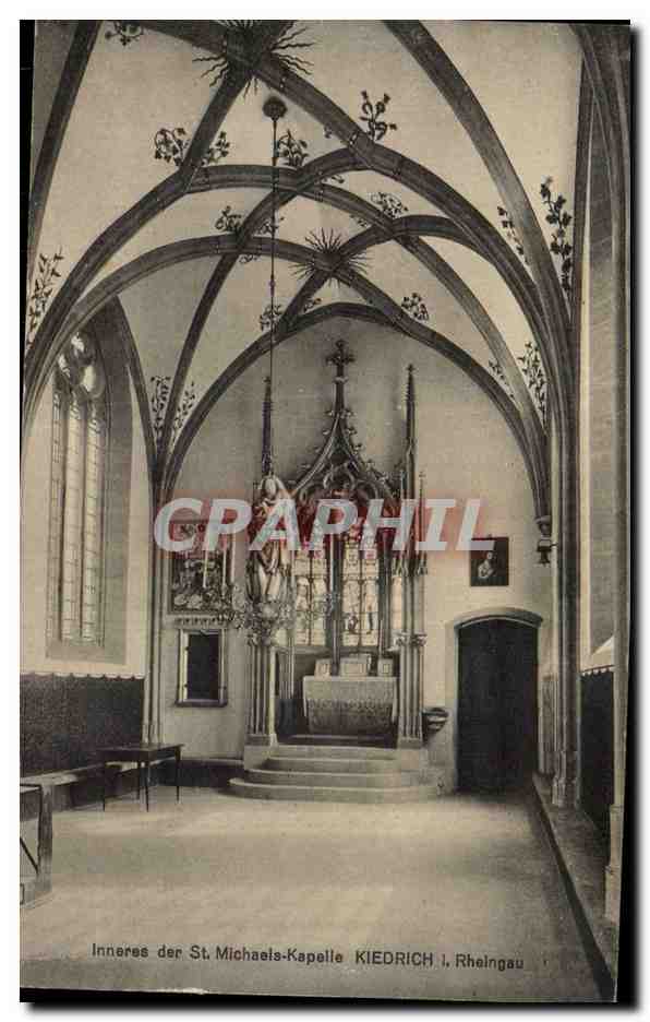 CPA Inneres der St Michaels Kapelle Kiedrich i Rheingau