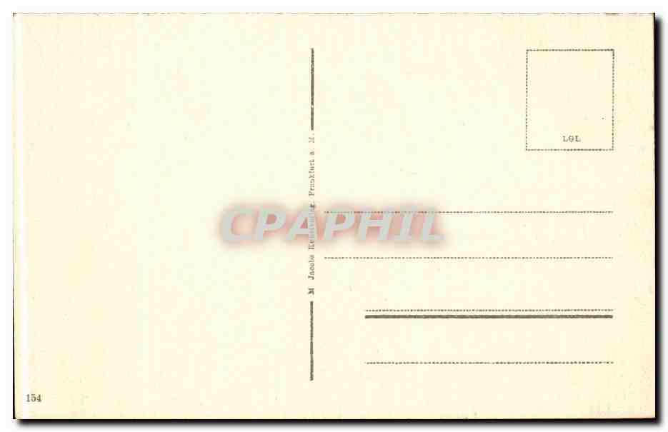 CPA Frankfurt a M Goldhutgasse — Rückseite