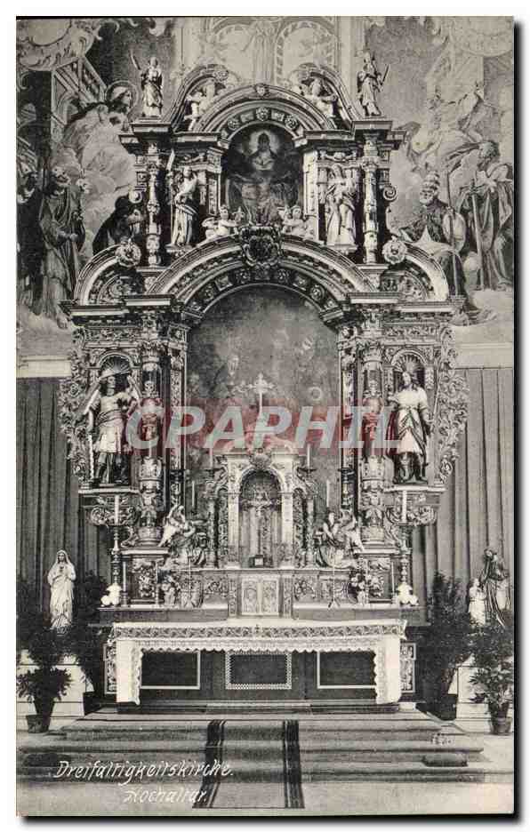 CPA Konstanz Dreifaltrigkeitskirche Hochaltar