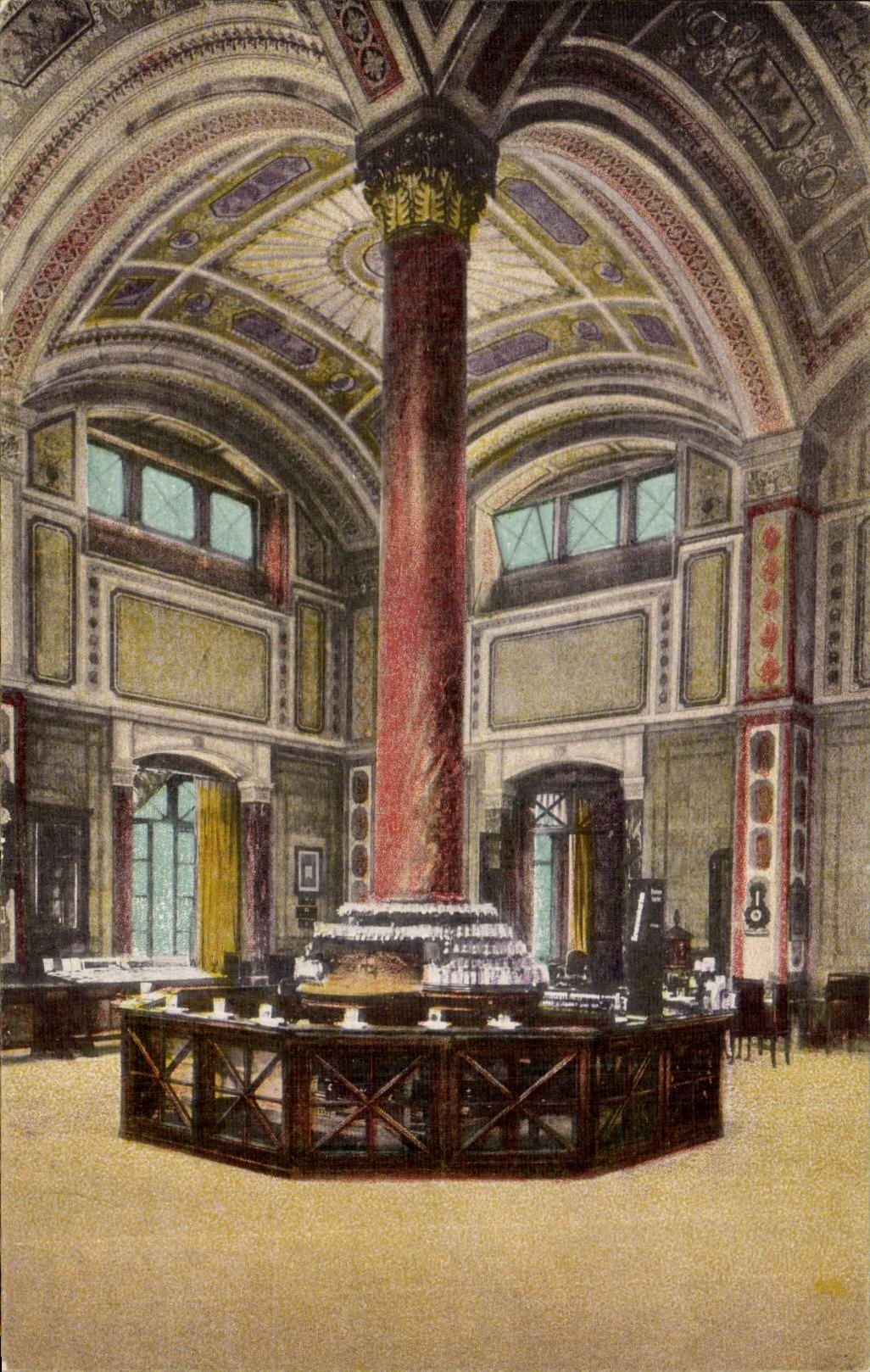 CPA Baden Baden Inneres der Trinkhalle