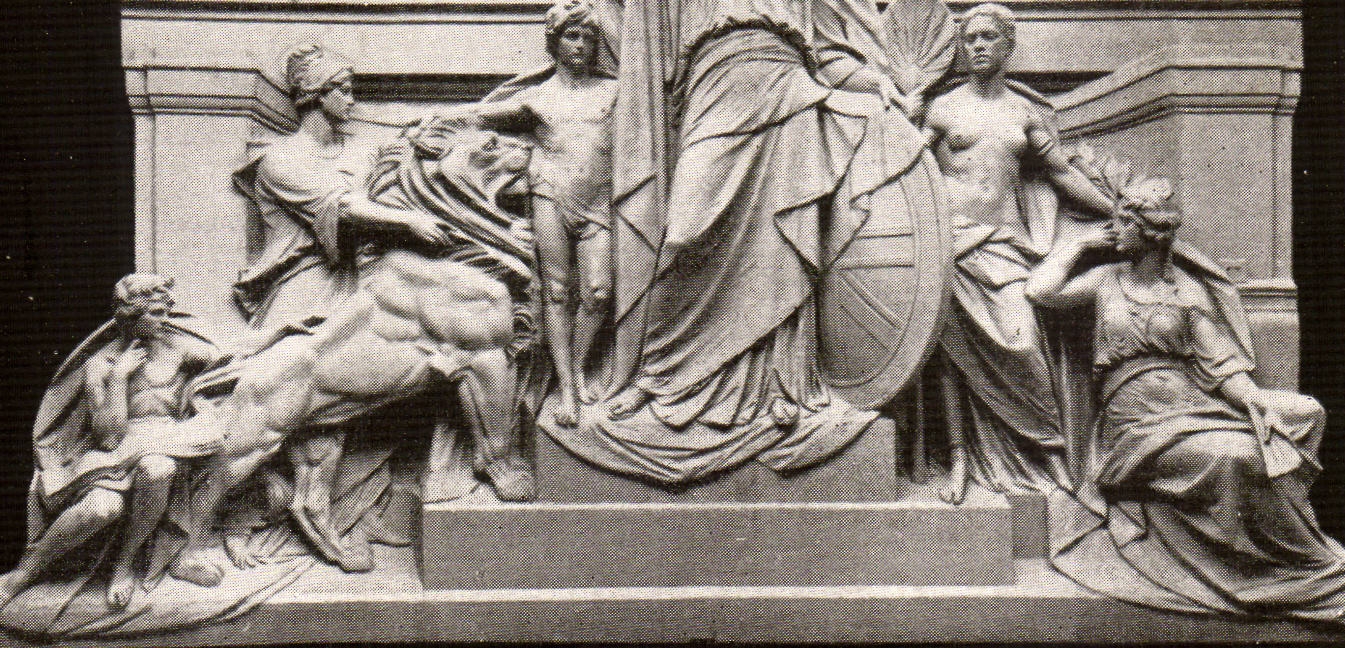 CPA Great Britain Londres london one of the panels of the Frieze above liberty & Cos East India House in Regent Street