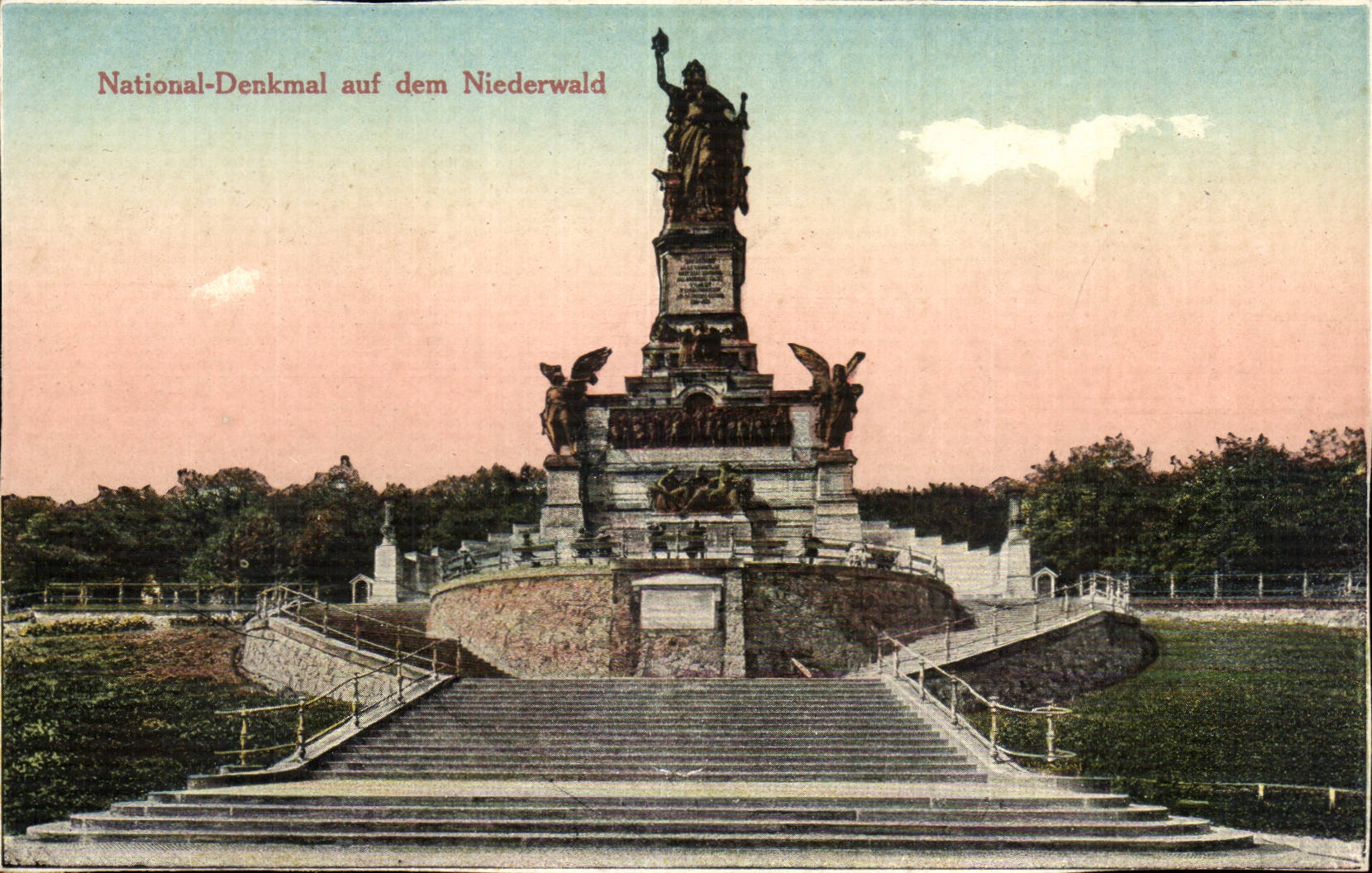 CPA National Denkmal auf dem Niederwald