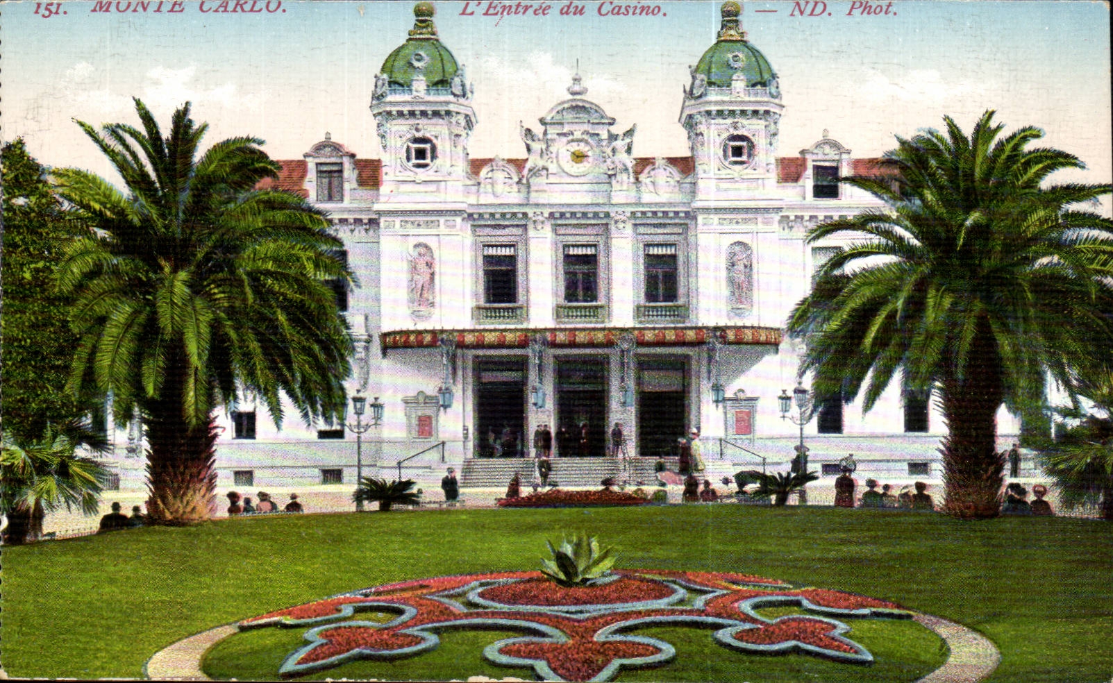 CPA Monaco Monte Carlo L'entree du casino