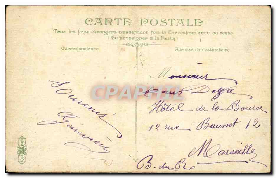CPA Monaco Monte Carlo L'artillerie Canons — Rückseite
