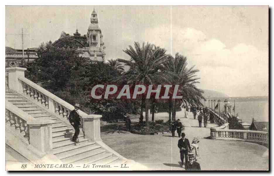 CPA Monaco Monte Carlo Les terrasses