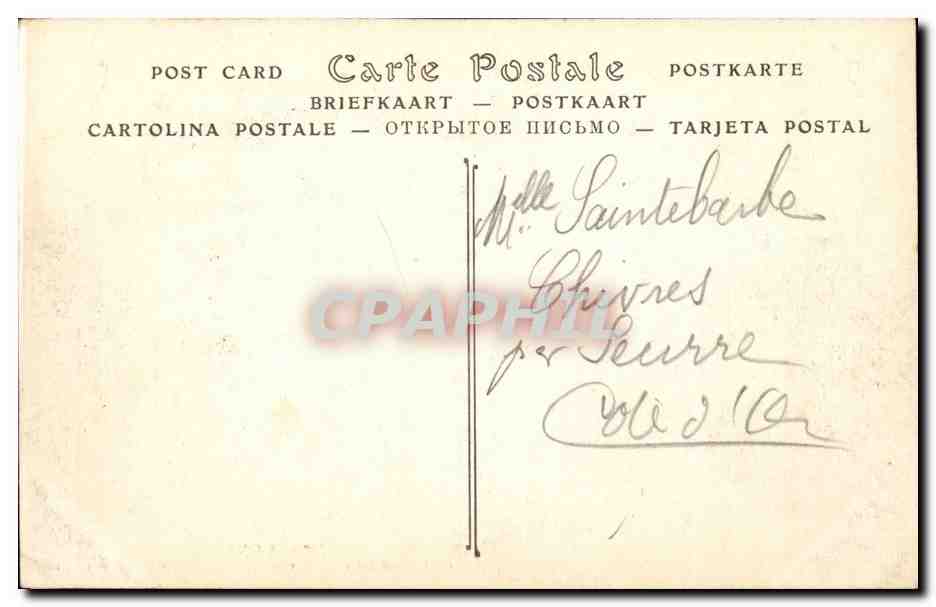 CPA Monaco Monte Carlo Le palais du prince et la tete de chien — Rückseite