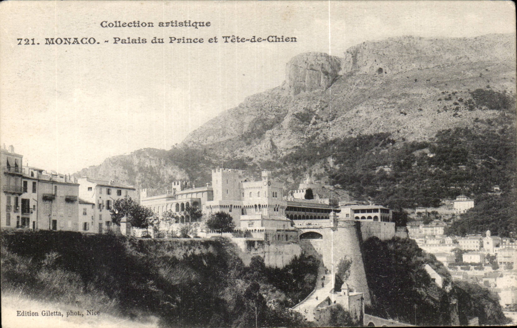 Monaco — Prince's Palace and Tête-de-Chien — Giletta Edition, Nice