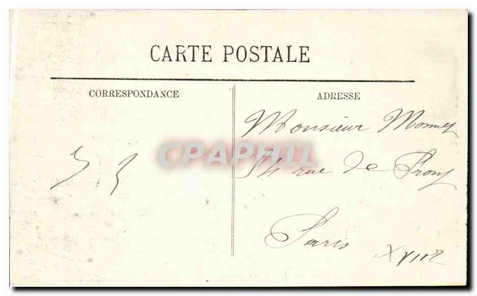 CPA Monaco Monte Carlo Le casino Le tir aux pigeons — Rückseite