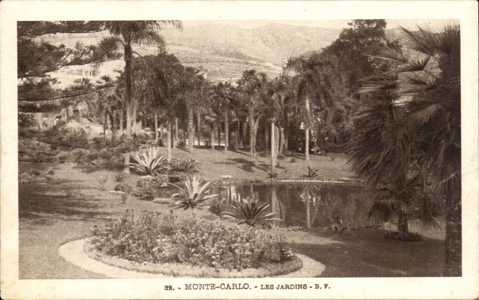 CPA Monaco Monte Carlo Les jardins