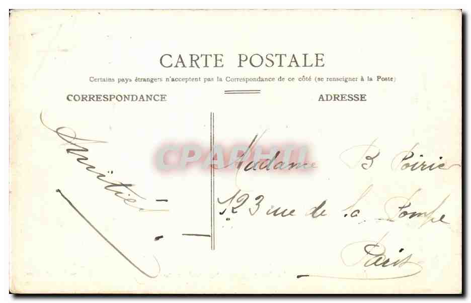 CPA Monaco Monte Carlo Le pont Eglise Sainte Devote — Back