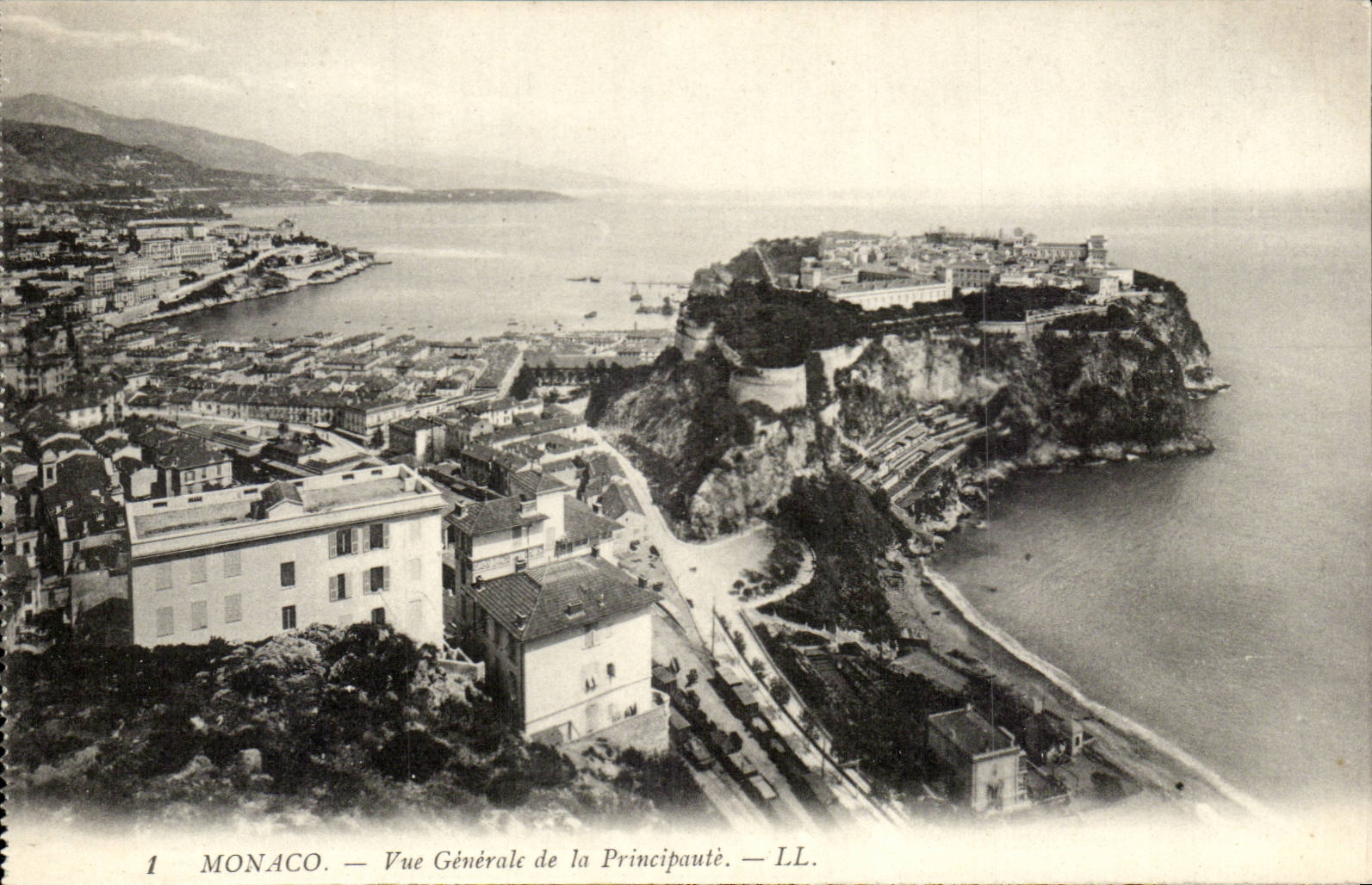 CPA Monaco Monte Carlo Vue generale de la Principaute