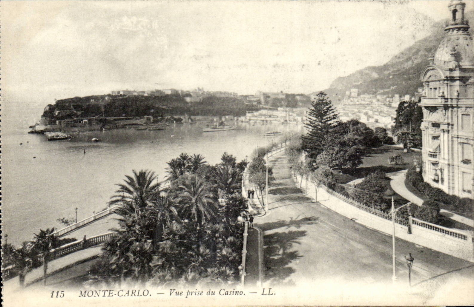 CPA Monaco Monte Carlo Vue prise du casino