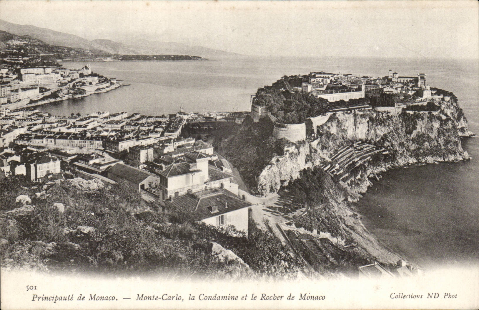 CPA Monaco Monte Carlo La condamine et le rocher