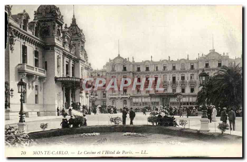 Monte-Carlo — Le Casino et l'Hôtel de Paris — LL. — n°70
