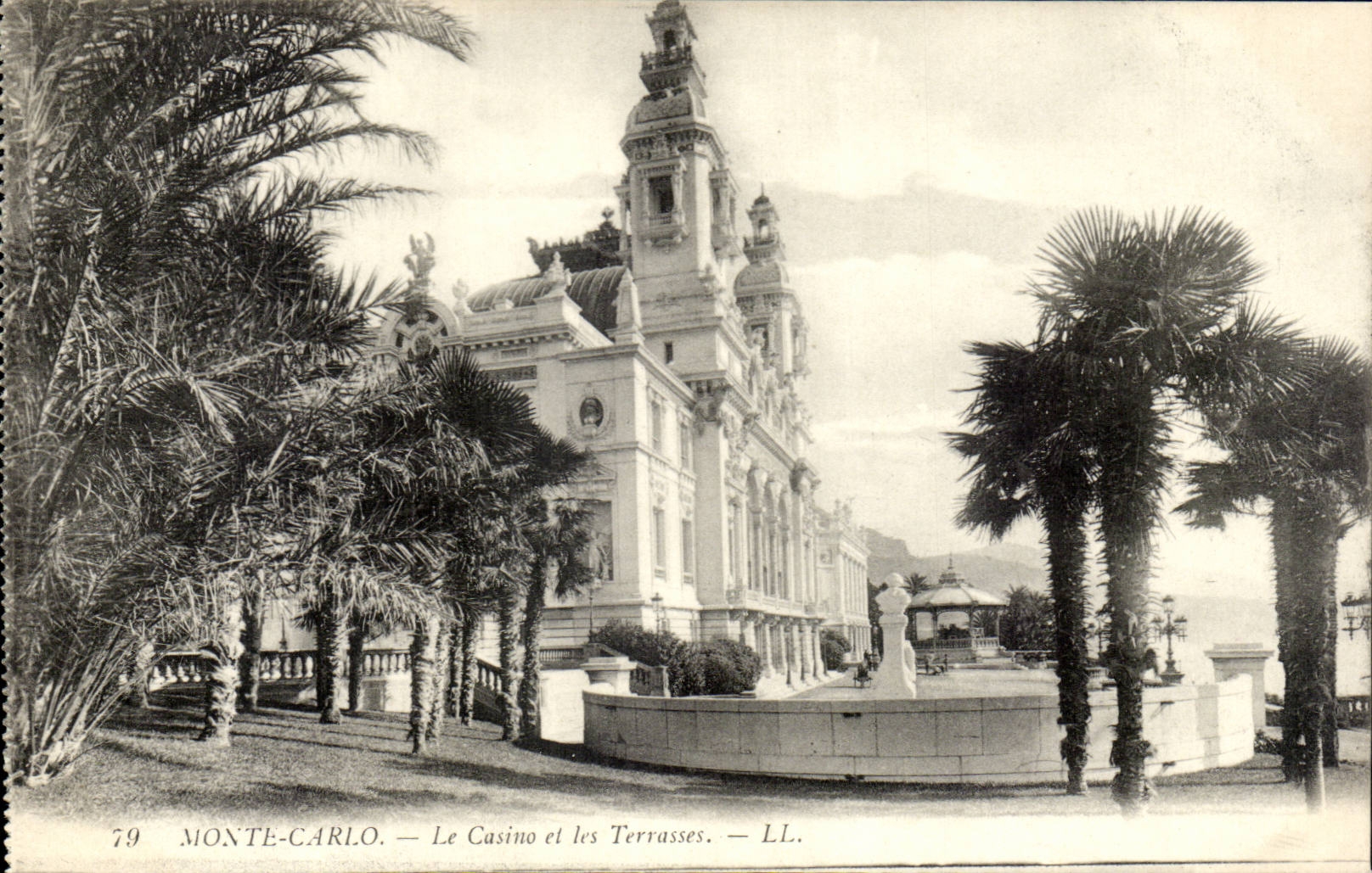 CPA Monaco Monte Carlo Le casino et les terrasses