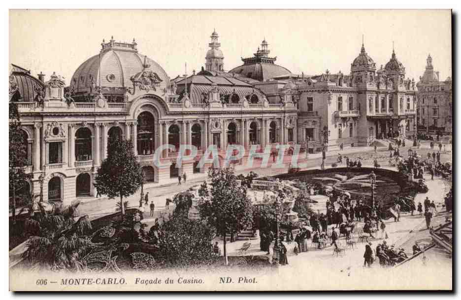 CPA Monaco Monte Carlo Facade du casino 
