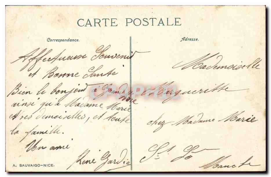 CPA Monaco Monte Carlo L'entree du casino — Rückseite