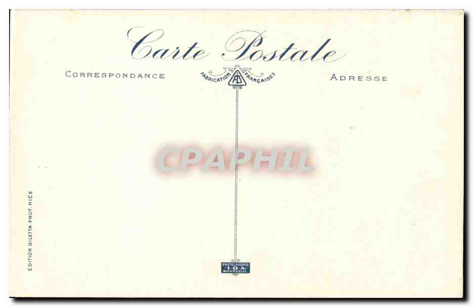 CPA Monaco Monte Carlo Vue generale — Rückseite