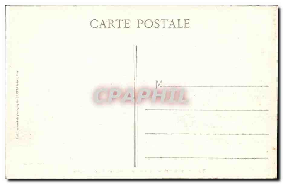 CPA Monaco Monte Carlo Vue generale — Rückseite
