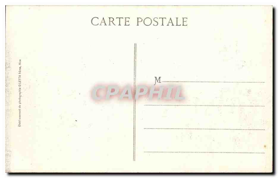 CPA Monaco Monte Carlo La Condamine et Tete de chien — Rückseite