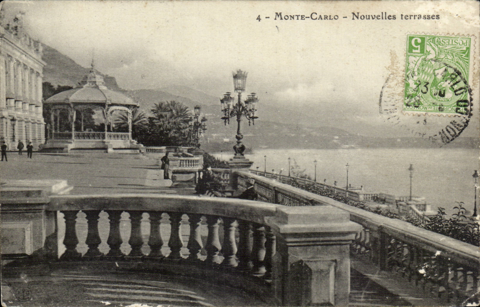CPA Monaco Monte Carlo Nouvelles terrasses