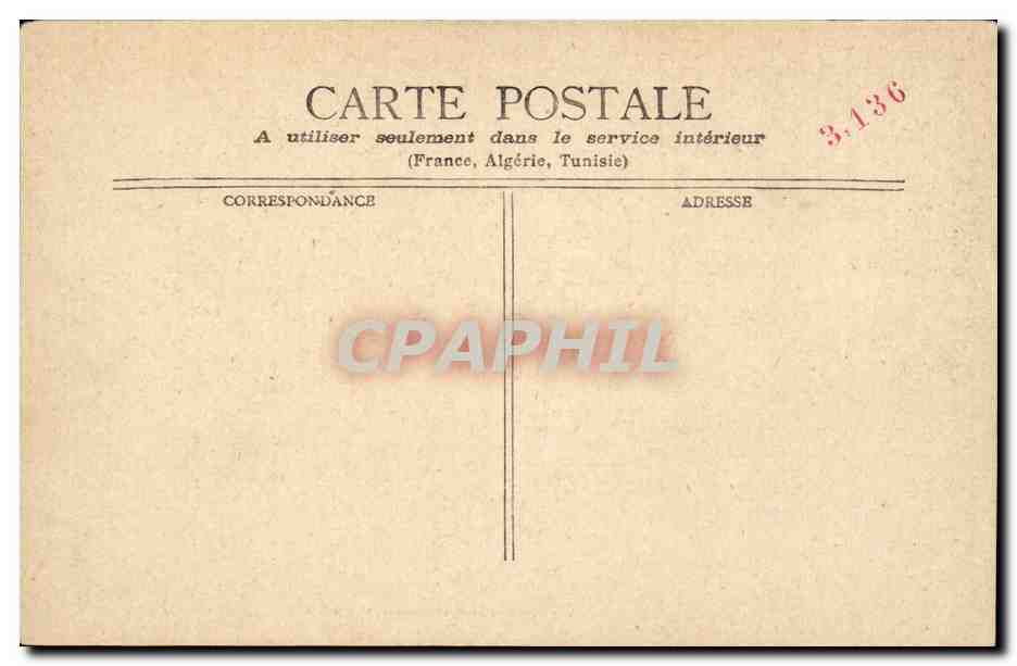 CPA Monaco Monte Carlo Palais du prince Chambre du duc d'York — Rückseite