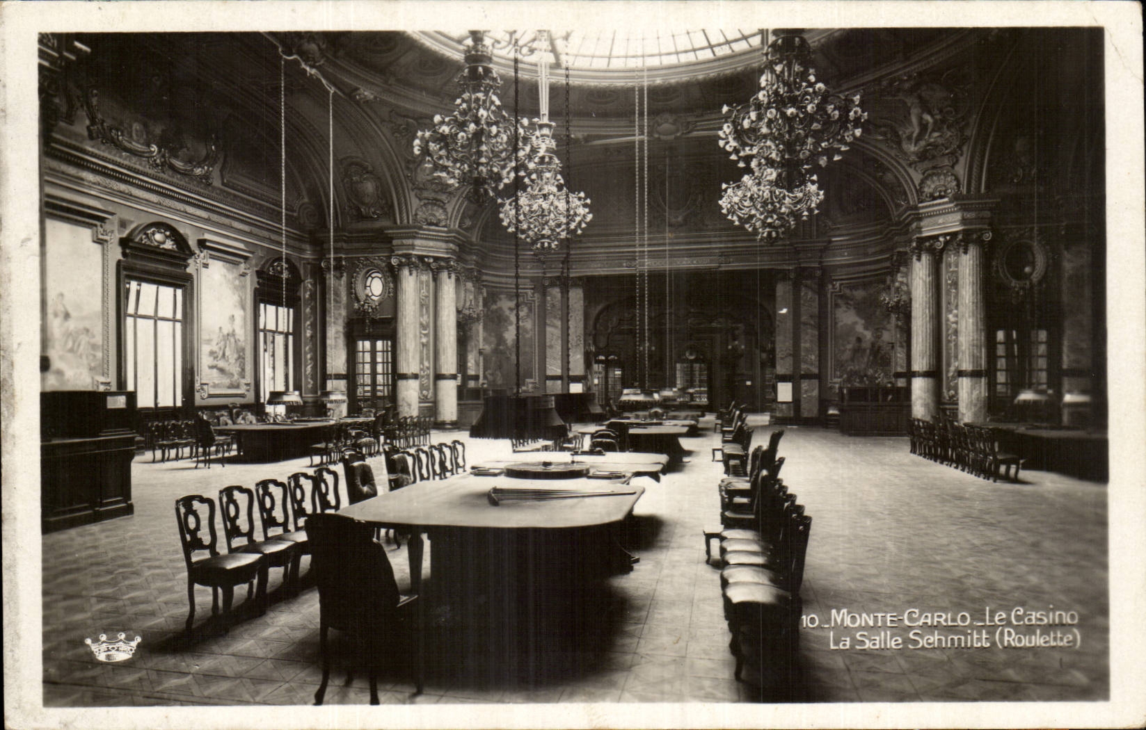 CPA Monaco Monte Carlo Le casino la salle Schmitt Roulette