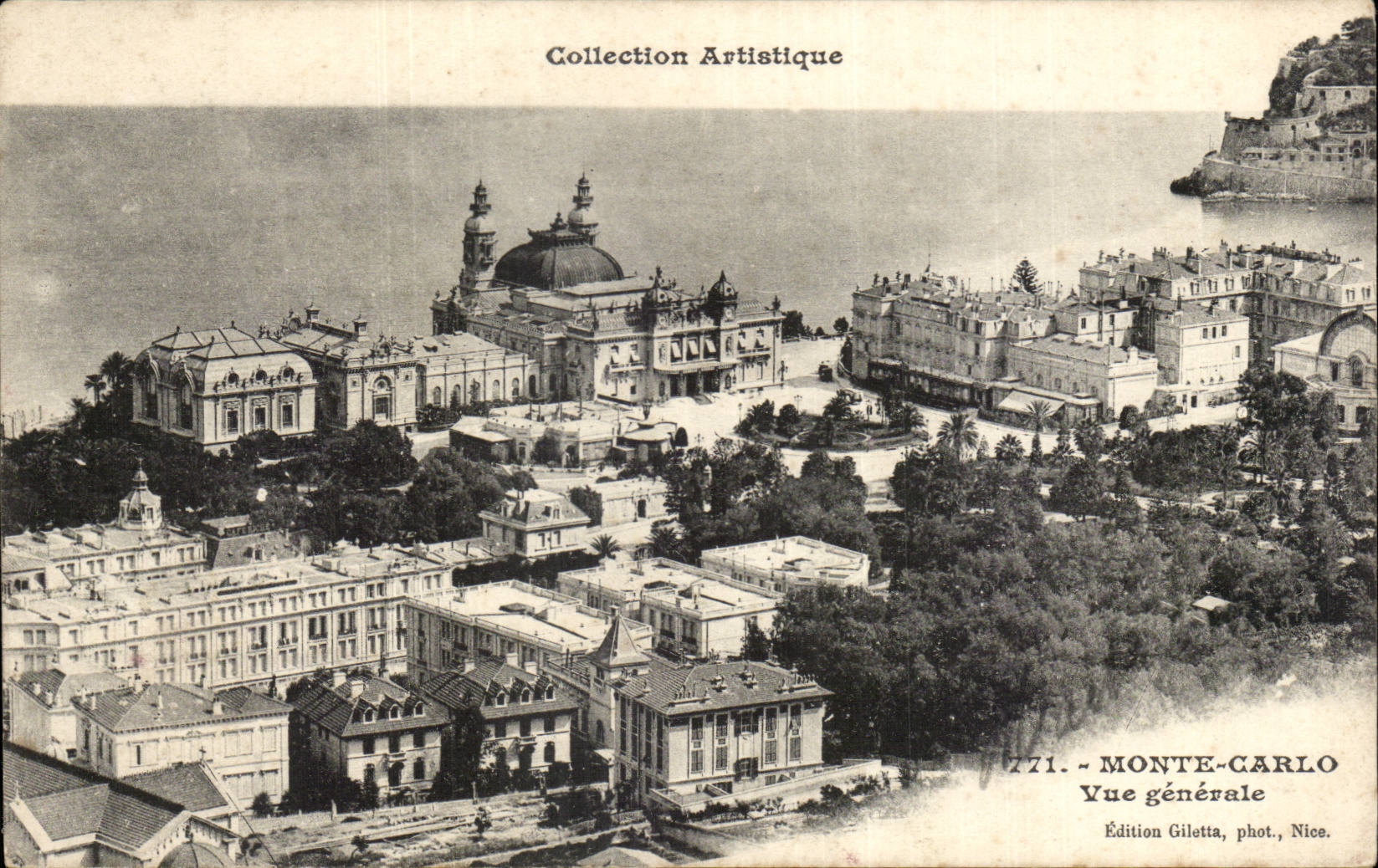 CPA Monaco Monte Carlo Vue generale