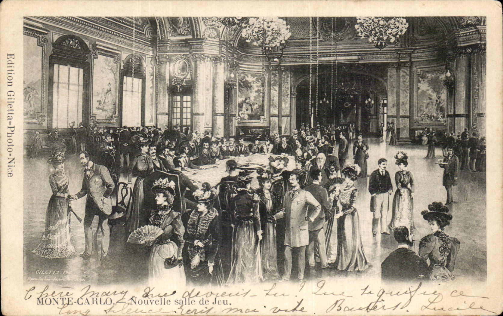 Monte-Carlo — Nouvelle salle de Jeu — Edition Giletta-Photo-Nice