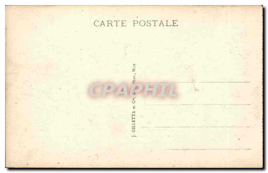CPA Monaco Monte Carlo Place du casino Cafe de Paris — Rückseite