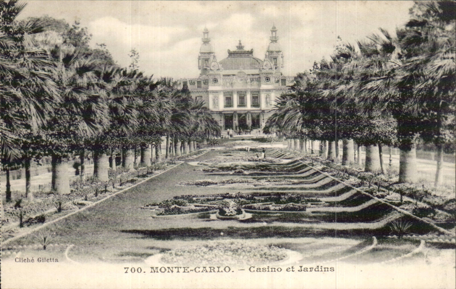 CPA Monaco Monte Carlo Casino et jardins
