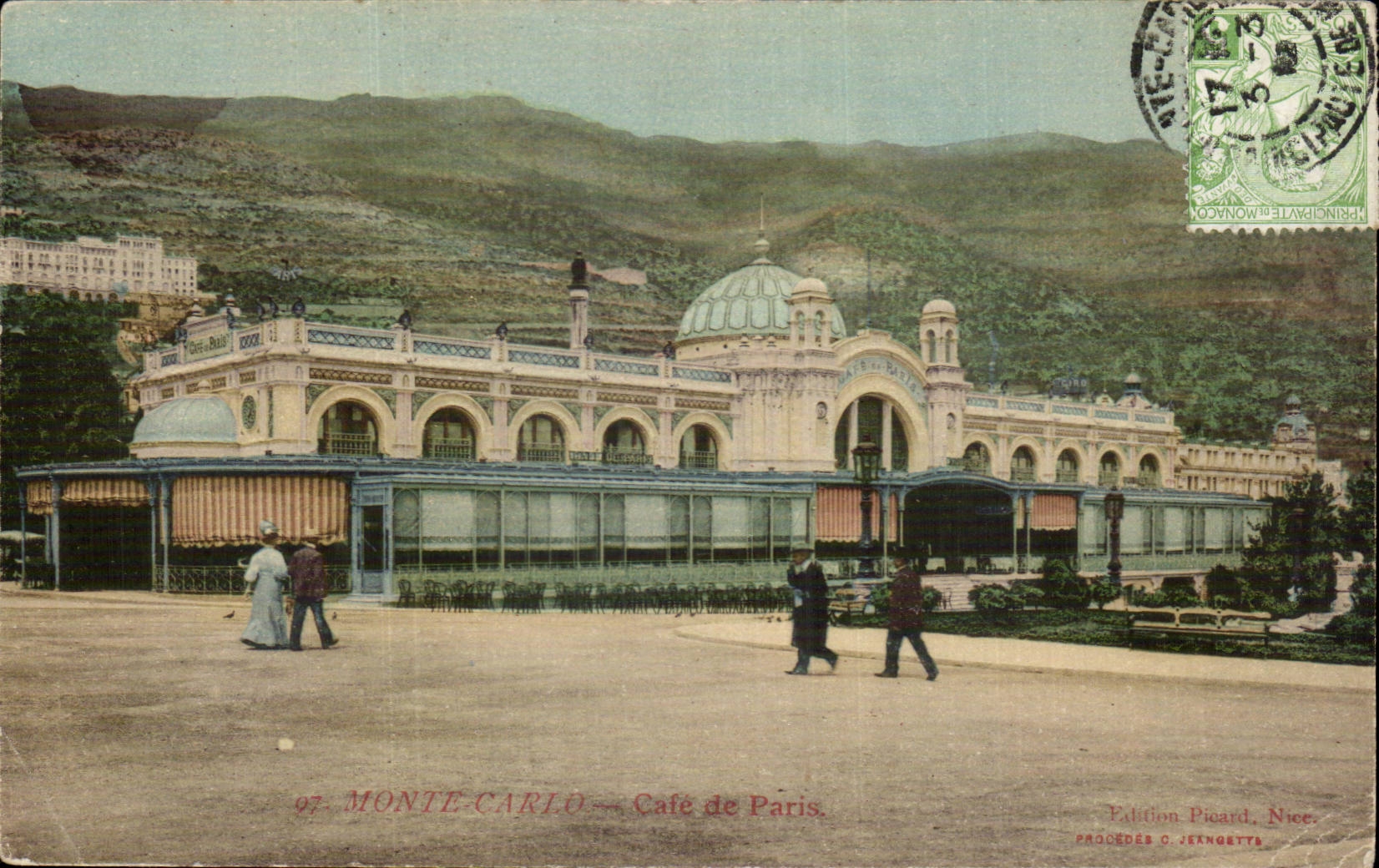 CPA Monaco Monte Carlo Cafe de Paris 