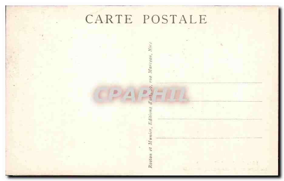 CPA Monaco Monte Carlo Le casino et les jardins — Verso