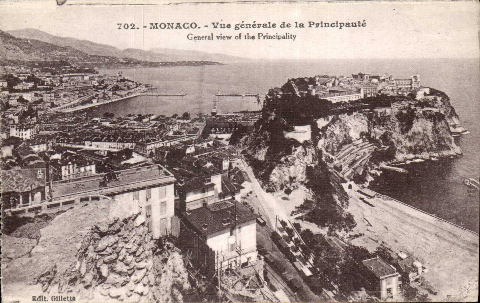 CPA Monaco Monte Carlo Vue generale 
