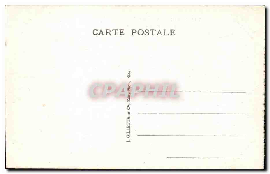 CPA Monaco Monte Carlo Vue generale  — Verso