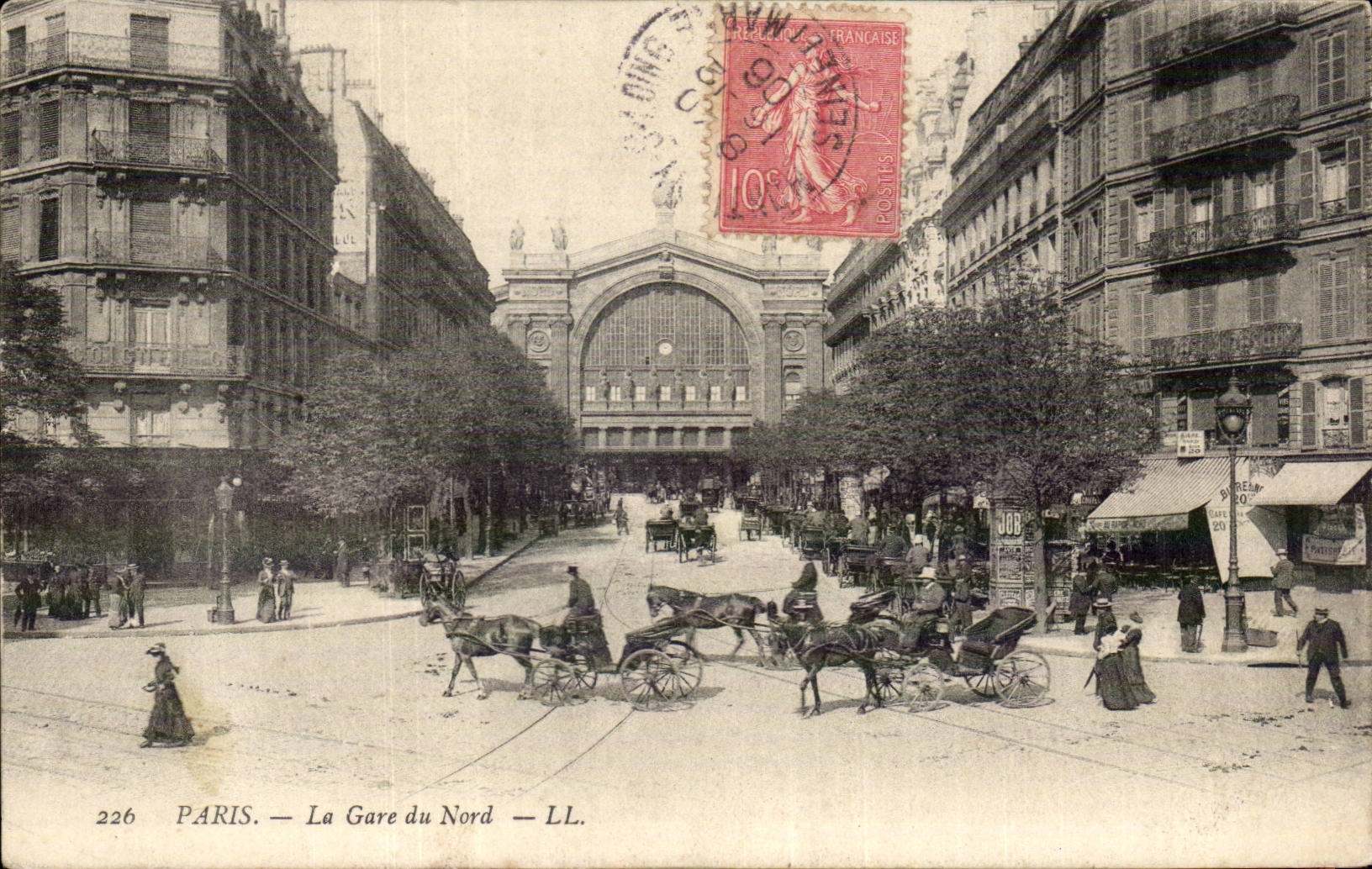 CPA Paris La gare du Nord