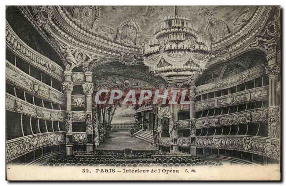 CPA Paris Interieur de l'opera