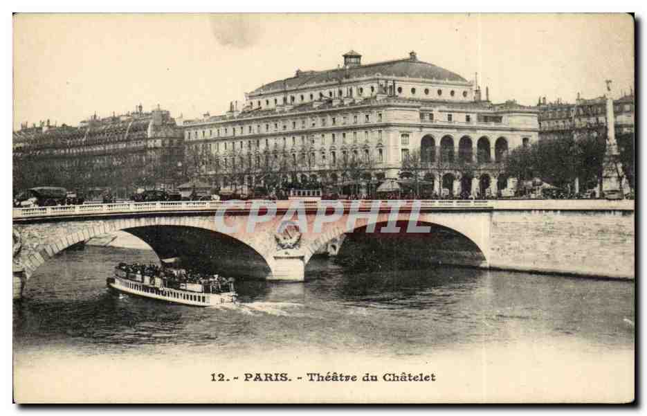 Paris CPA Theatre du Chatelet