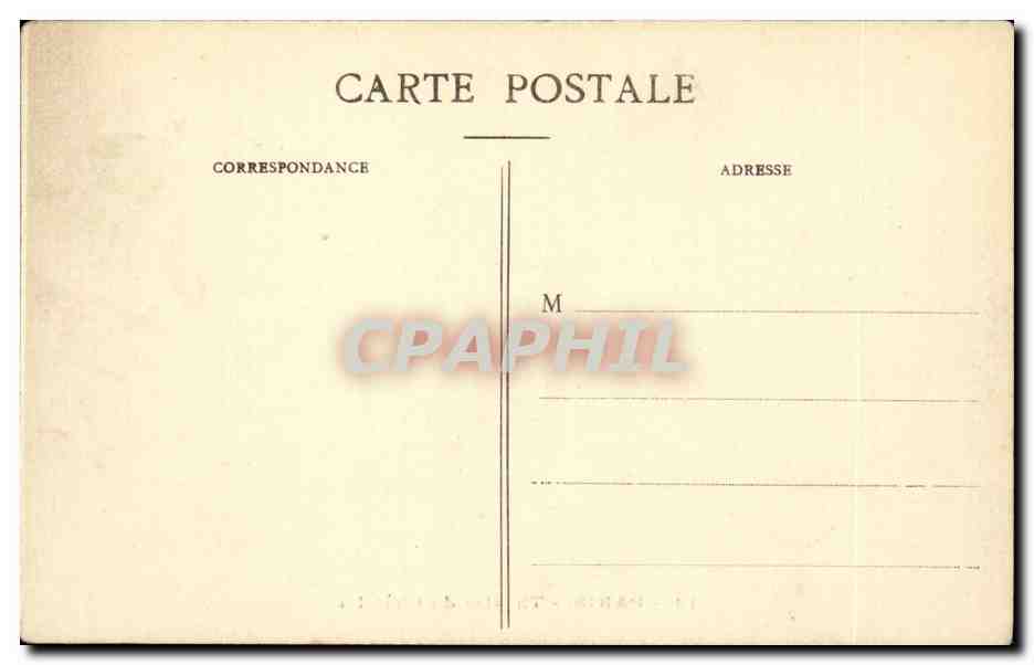 Paris CPA Theatre du Chatelet — Verso