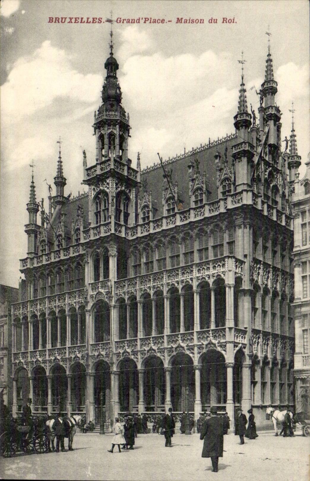 CPA Bruxelles Grand Place Maison du roi