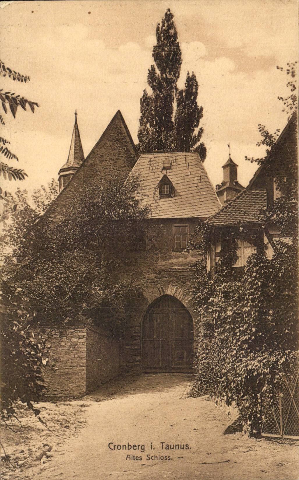CPA Cronberg i Taunus Altes Schloss