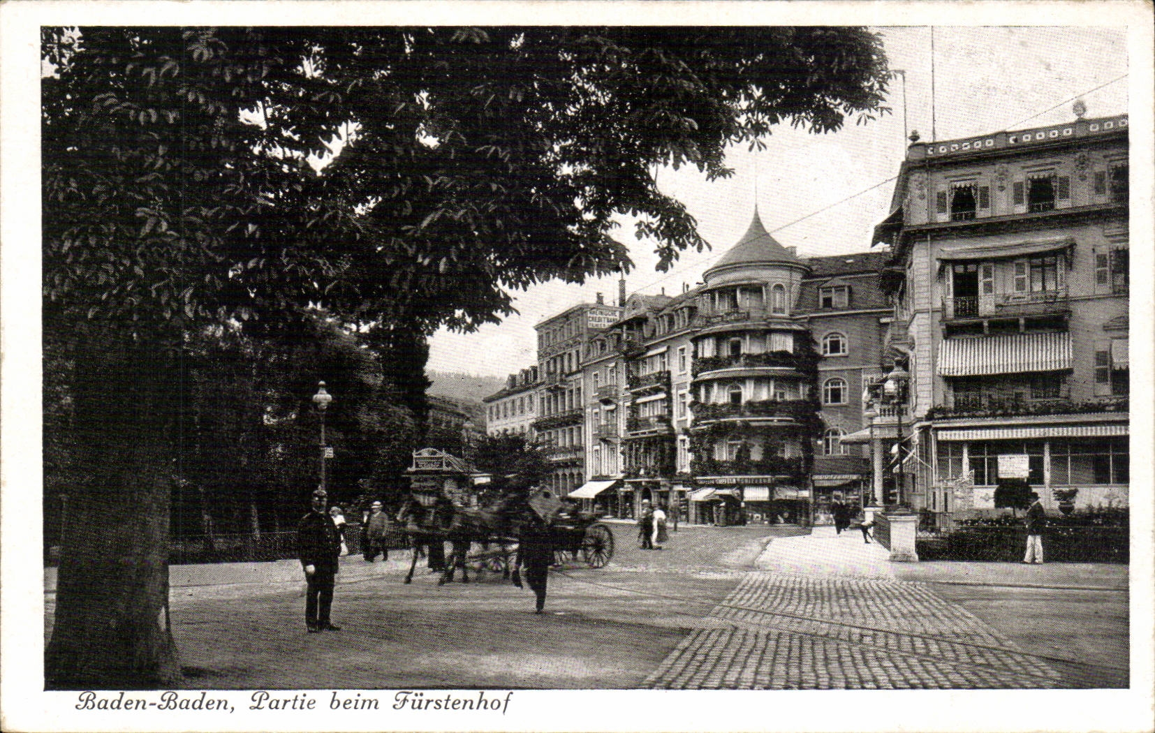 CPA Baden Baden Partie beim Furstenhof